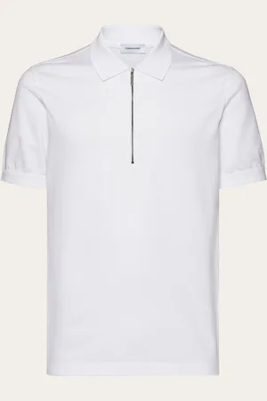 Salvatore Ferragamo Uomo Polo con zip