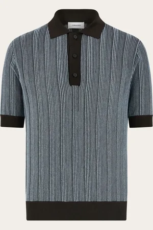 Salvatore Ferragamo Uomo Polo a righe verticali