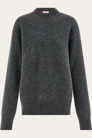 Salvatore Ferragamo Donna Maglia girocollo con firma