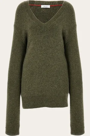Salvatore Ferragamo Donna Maglia scollo a V oversize