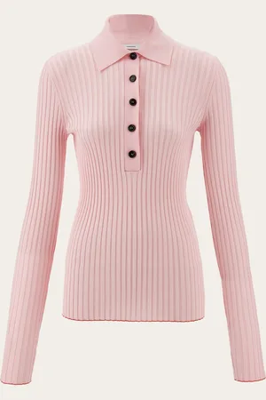 Salvatore Ferragamo Donna Polo manica lunga a coste