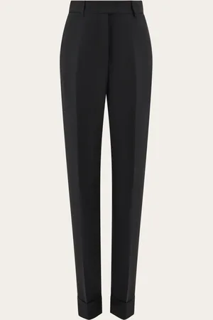 Salvatore Ferragamo Donna Pantalone con risvolto