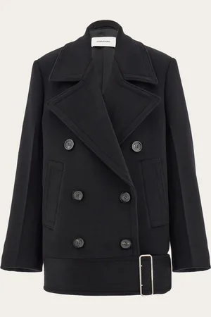 Salvatore Ferragamo Donna Peacoat in misto cashmere double