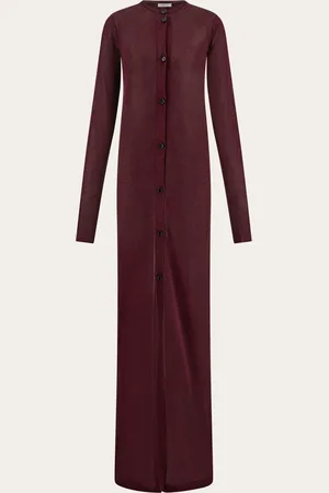 Salvatore Ferragamo Donna Maxi cardigan in lurex