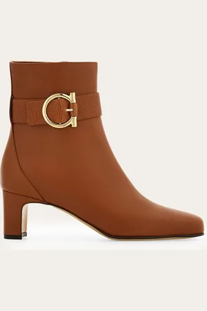Salvatore Ferragamo Donna Stivaletto ornamento Gancini
