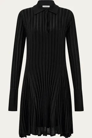Salvatore Ferragamo Donna Abito skater a coste