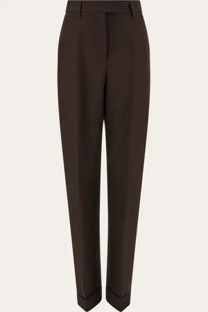 Salvatore Ferragamo Donna Pantalone con risvolto