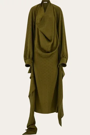 Salvatore Ferragamo Donna Abito lungo in seta Monogram