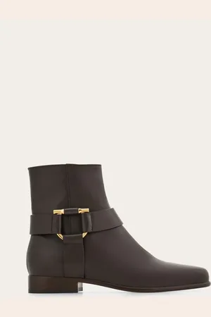 Salvatore Ferragamo Donna Stivaletto ornamento Gancini