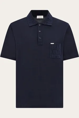Salvatore Ferragamo Uomo Polo manica corta con taschino