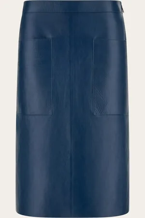 Salvatore Ferragamo Donna Gonna in pelle