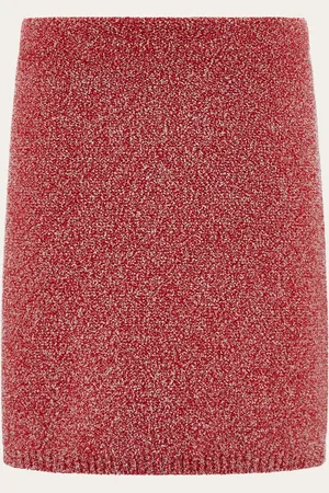 Salvatore Ferragamo Donna Mini gonna bouclé