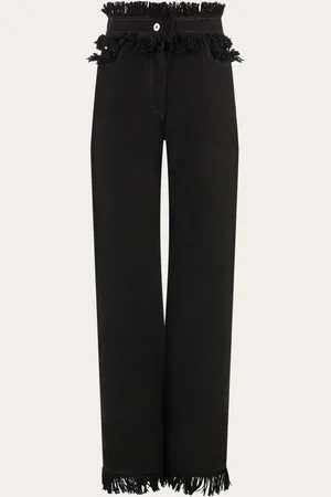 Salvatore Ferragamo Donna Denim con sfrangiature