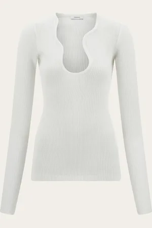 Salvatore Ferragamo Donna Maglia scollo sagomato