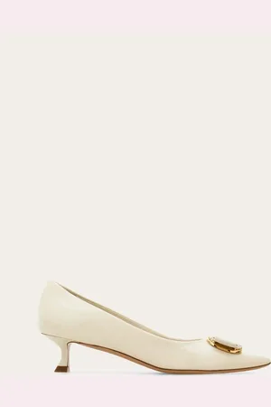Salvatore Ferragamo Donna Bridal - Décolleté con Vara plaque
