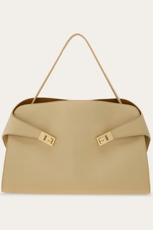 Salvatore Ferragamo Donna Borsa a spalla Hug soft bicolore (L)