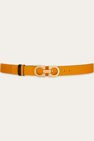 Salvatore Ferragamo Donna Cintura reversibile e regolabile Gancini
