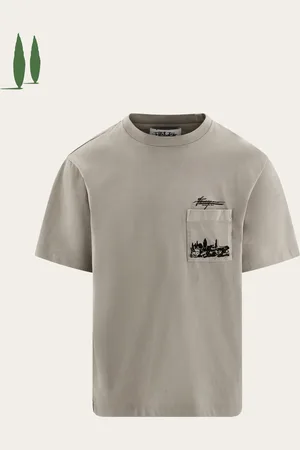 Salvatore Ferragamo Uomo T-shirt stampa Tuscany