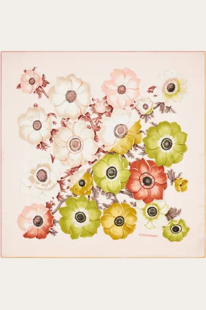 Salvatore Ferragamo Donna Foulard in seta stampa Anemone