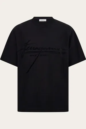 Salvatore Ferragamo Uomo T-shirt con firma