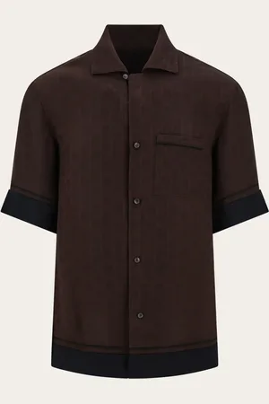 Salvatore Ferragamo Uomo Camicia manica corta Monogram
