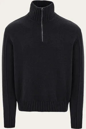 Salvatore Ferragamo Uomo Maglia in cashmere con zip