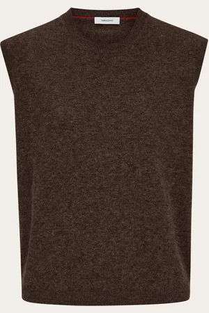 Salvatore Ferragamo Donna Top smanicato in cashmere