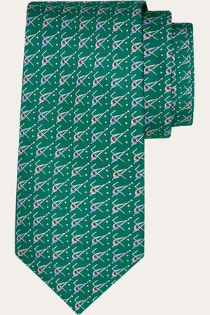 Salvatore Ferragamo Uomo Cravatta in seta stampa Sport