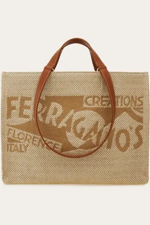 Salvatore Ferragamo Donna Tote bag con logo (L)