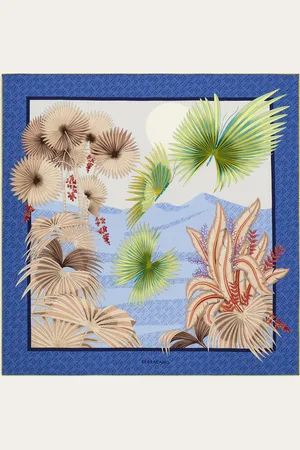 Salvatore Ferragamo Donna Foulard in seta stampa Dure