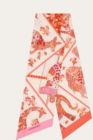 Salvatore Ferragamo Donna Bandeau stampa Patchwork