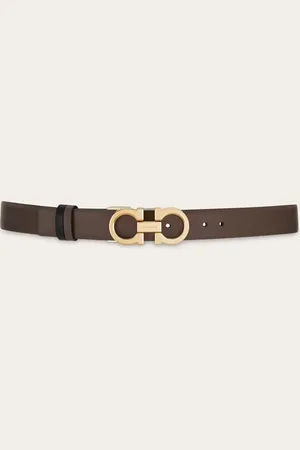 Salvatore Ferragamo Donna Cintura reversibile e regolabile Gancini