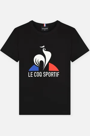 Le Coq Sportif ESS Tee SS N°1 Enfant Black - Abbigliamento - Taglia 10A