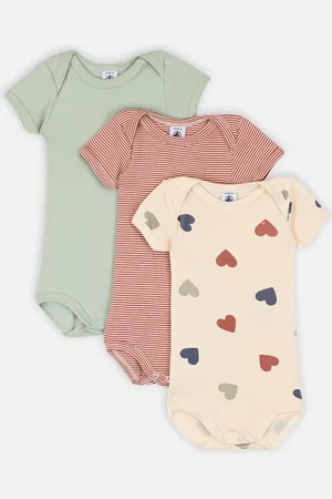 Petit Bateau 3 Bodies Us MC - A09YF00 - Abbigliamento - Taglia 12M