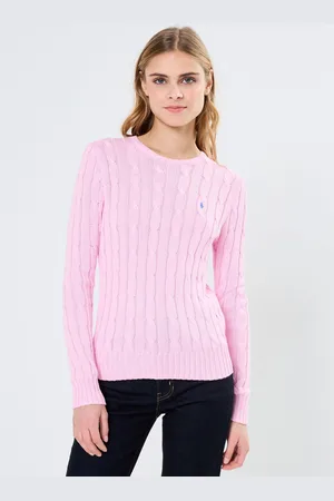 Ralph Lauren Pull torsadé à col rond en coton - Abbigliamento - Taglia M