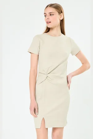 Noisy May NMDAYTONA SS SHORT RIB DRESS JRS - Abbigliamento - Taglia L