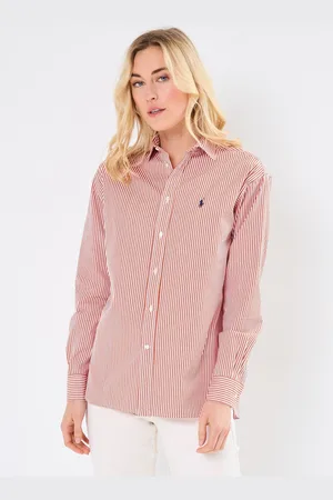 Ralph Lauren Chemise décontractée rayée en coton - Abbigliamento - Taglia L