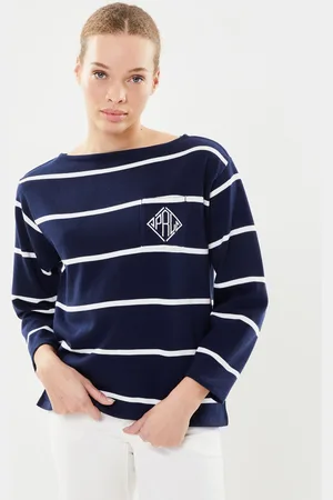 Ralph Lauren Rl Crst Mrnr-Long Sleeve-T-Shirt - Abbigliamento - Taglia S