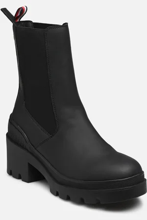 Tommy Hilfiger RUBBERIZED MID HEEL BOOT - Stivaletti e tronchetti - Taglia 41