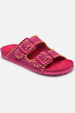 Colors of California Sandales en suede avec coutures HC.BIO301 - Zoccoli - Taglia 39