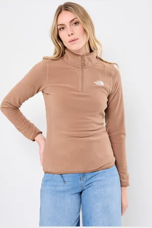 The North Face W 100 Glacier 1/4 Zip - EU Glacier - Abbigliamento - Taglia XS