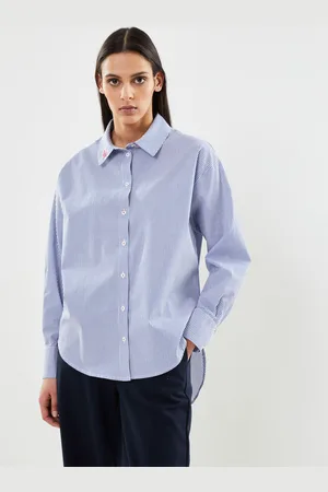 VILA Vipatti Collar Emb Ls Shirt/C27 - Abbigliamento - Taglia 34