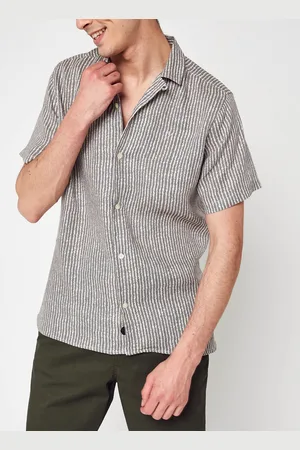 Casual Friday Anton Ss Printed Linen Resort Shirt - Abbigliamento - Taglia S