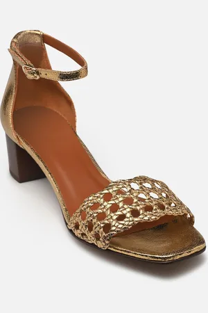 Rivecour Sandales n°890 - Cuir craquelé - Doré - Sandali e scarpe aperte - Taglia 36