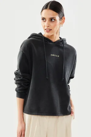 Pieces® Pcchilli Ls Washed Hoodie - Abbigliamento - Taglia XS