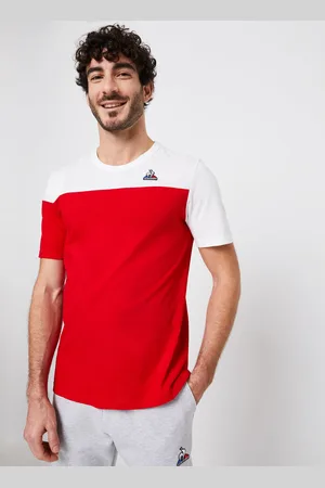 Le Coq Sportif BAT Tee SS N°3 M rouge electro/n.optical - Abbigliamento - Taglia XS