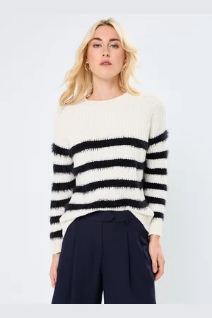 Molly Bracken LADIES KNITTED STRIPED SWEATER - Abbigliamento - Taglia XS