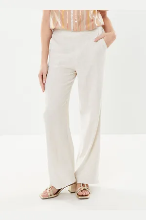 Pieces® Pcvinsty Hw Linen Pant Noos Bc - Abbigliamento - Taglia XS