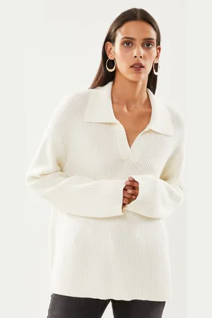 SELECTED Slfhilma Liva Ls Polo Neck Knit - Abbigliamento - Taglia XS