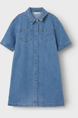 NAME IT Nkfjannet Dnm Dress 8157-Ov D 13239986 - Abbigliamento - Taglia 12A